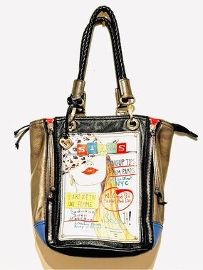 Brighton STARS FASHIONISTA FASHION Leather Shopper Shoulder Pocketbook Handbag